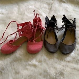 2 Pairs Girls Shoes